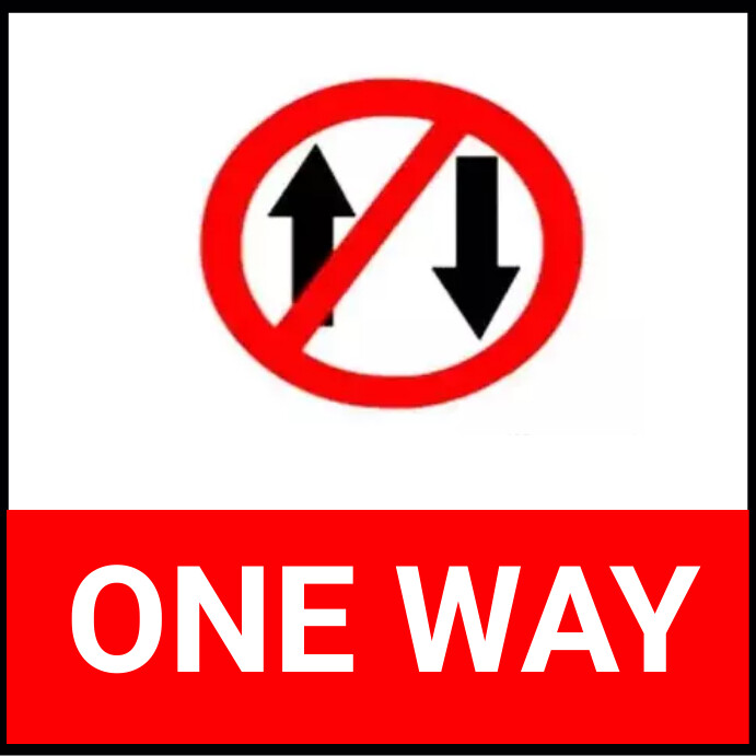 one way Template | PosterMyWall