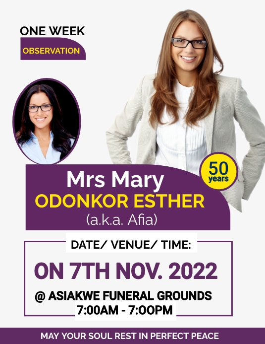 Key Observation Banner Plantilla de One Week Observation Poster Template | PosterMyWall
