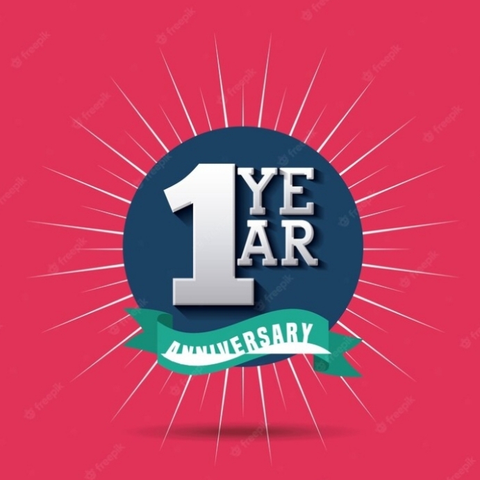 One Year Anniversary Template PosterMyWall