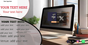 Szary Business Promotion Facebook Ad Template