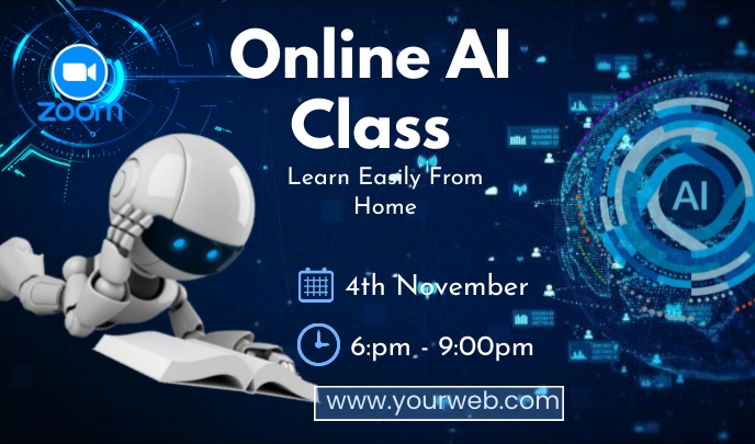 Online Ai class invitation Template | PosterMyWall