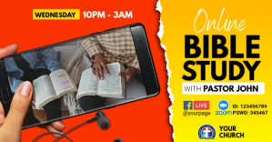 online bible study Facebook Shared Image template