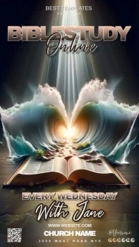 online bible study Instagram Story template
