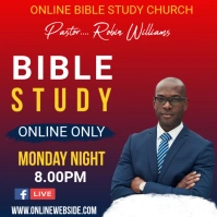 Online bible study Instagram-Beitrag template