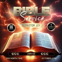 Online Bible Study Instagram na Post template