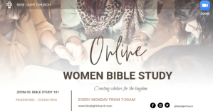 Online Bible study Изображение, которым поделились на Facebook template
