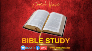 ONLINE BIBLE STUDY Instagram post template
