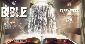 online bible study video ad Facebook Shared Image template