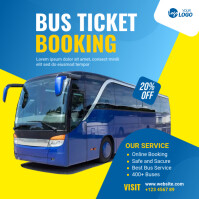 Bus Booking Add Bus Ticket Booking Ad Design Template | PosterMyWall