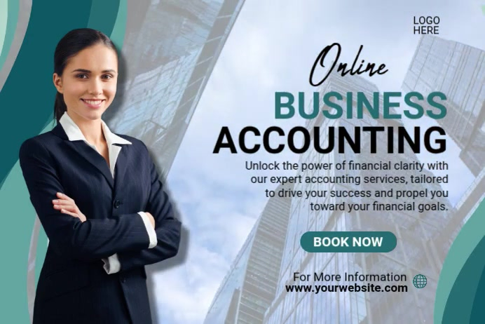 Online Business Accounting Services Template | PosterMyWall