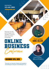ONLINE BUSINESS FLYER A4 template