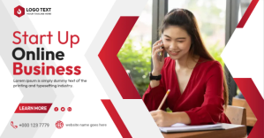 Online Business Marketing ภาพที่แชร์บน Facebook template
