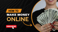 Online business poster design Digital Display (16:9) template