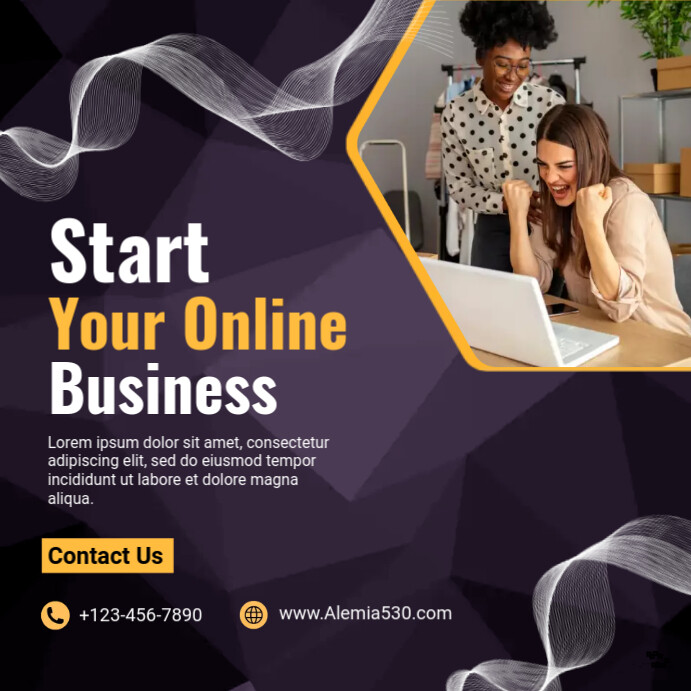 Online Business Template PosterMyWall
