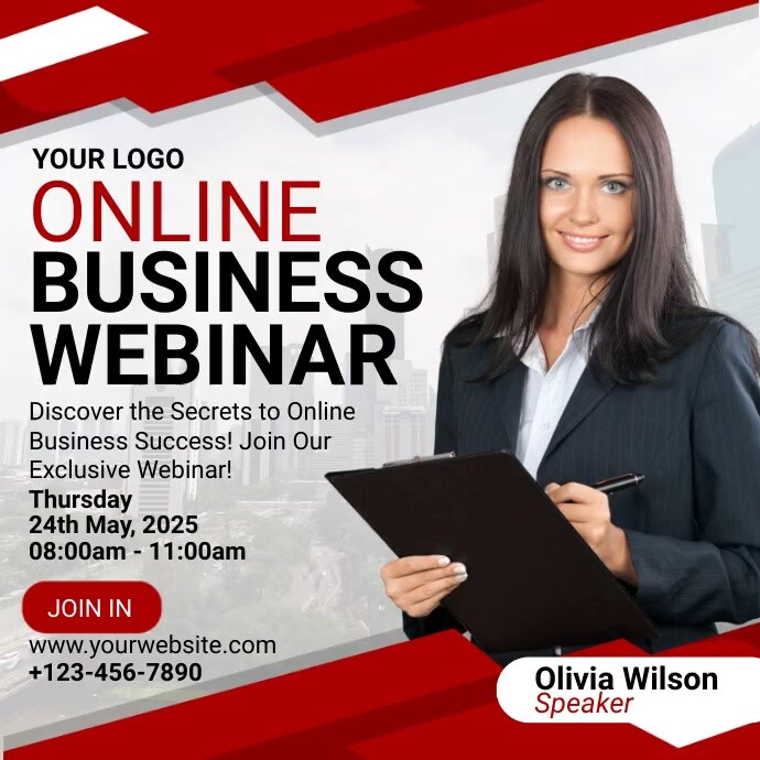 Copy of Online Business Webinar | PosterMyWall