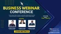 Online business Webinar Affichage numérique (16:9) template