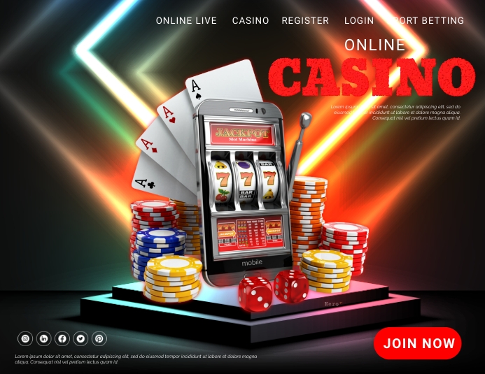 Online Casino Flyer (US-Letter) template