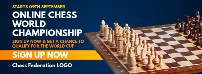 Online Chess Championship Signup Template | PosterMyWall