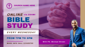 Online Church Bible Study Prezentacja (16:9) template