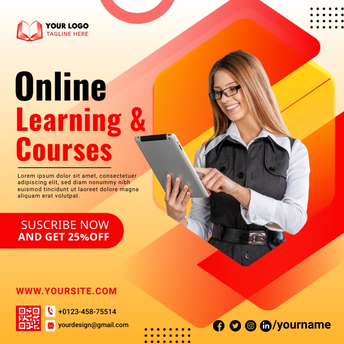 Online class ad template | PosterMyWall