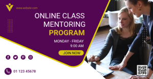 Ungu Online Mentoring Program Facebook Shared Image Template