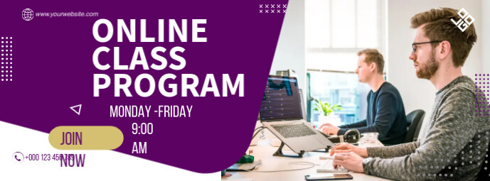 Online Class Program Template | PosterMyWall