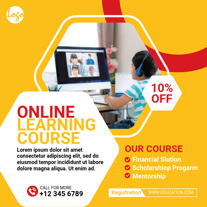 Online Class social media post Template | PosterMyWall
