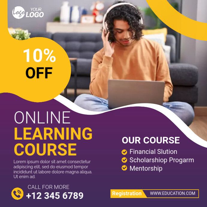 Online Class social media post Template | PosterMyWall