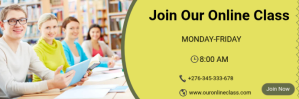Online Class Template Tajuk Twitter
