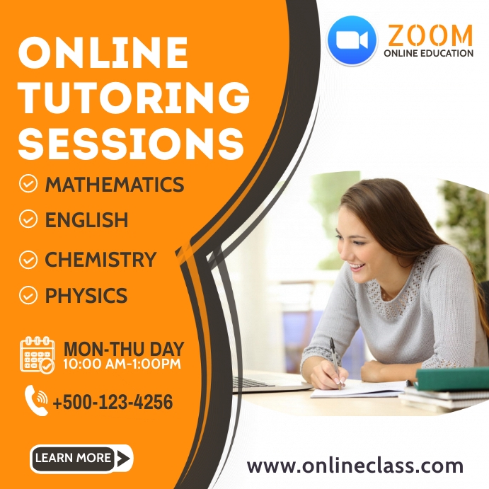 Online Classes course flyer Template PosterMyWall