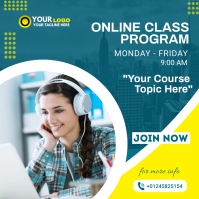 Online Classes Social Media Post Template | PosterMyWall