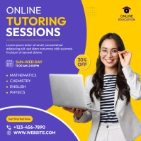 Online classes Instagram Post template