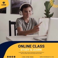 Online Tutor Class Instagram Post Template | PosterMyWall