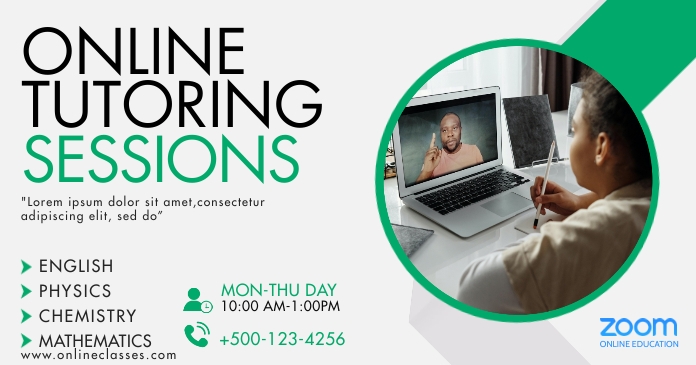 Online Classes Facebook Post Template | PosterMyWall