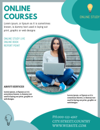 ONLINE CLASSES FLYER Template | PosterMyWall