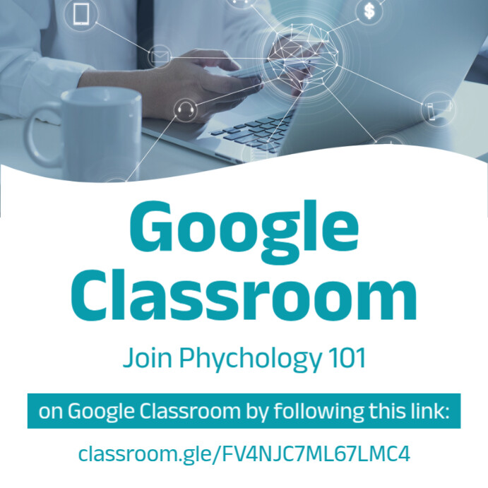 Online Classes Google Classroom Registration Template PosterMyWall Online classes google classroom registration template postermywall