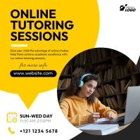 Zoom Online Classes Social Media Post Template | PosterMyWall