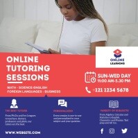 Tutorial Class Posts Online Tutor Class Instagram Post Template | PosterMyWall