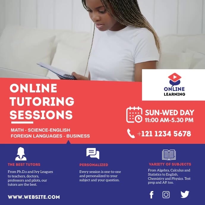 Online Classes Instagram Post Template | PosterMyWall