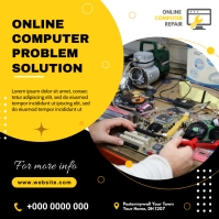 Computer Repair Social Media Post Template | PosterMyWall