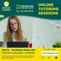 Online Classes Instagram Post template