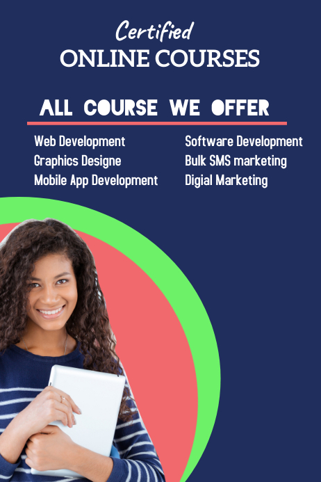 online classes poster Template | PosterMyWall