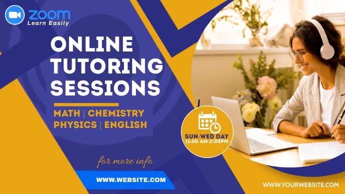 Online Classes Twitter Post Template | PosterMyWall