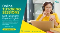 Online Classes Video Ad Twitter Post template