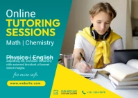 Online Classes Ad Poskaart template