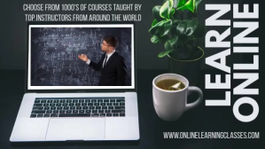 Online Classes Video Template Digitalt display (16:9)