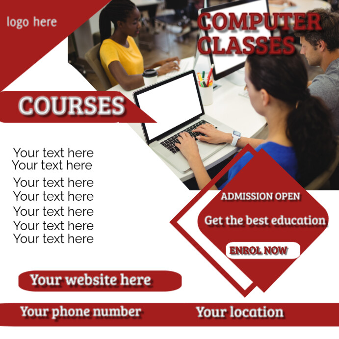 Online computer ad Template | PosterMyWall