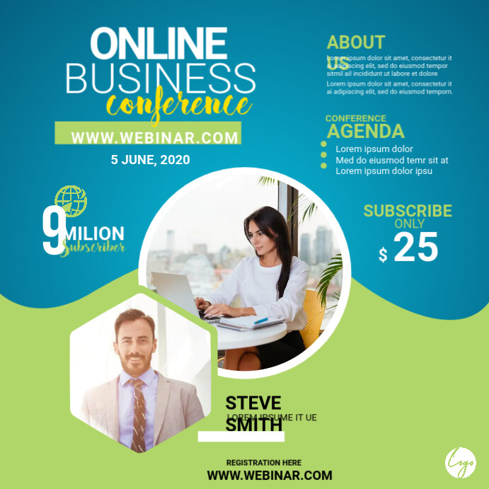 Copy of Online Conference | PosterMyWall
