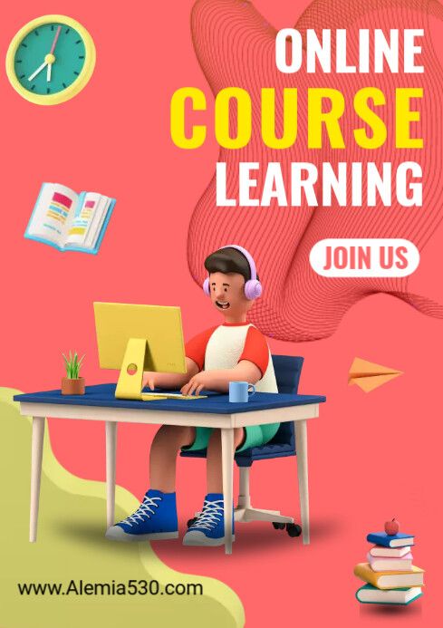 Online Course & Learning Template | PosterMyWall