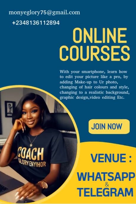 Online course (1) Template | PosterMyWall